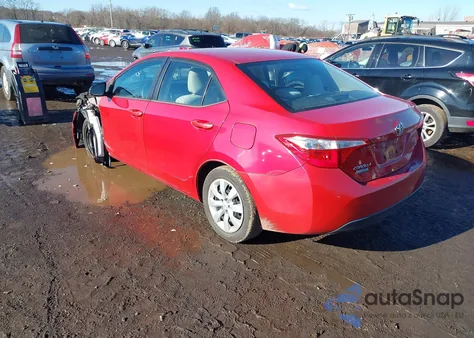 2015 Toyota Corolla Le z USA, uszkodzony, nr VIN 2T1BURHE7FC325387
